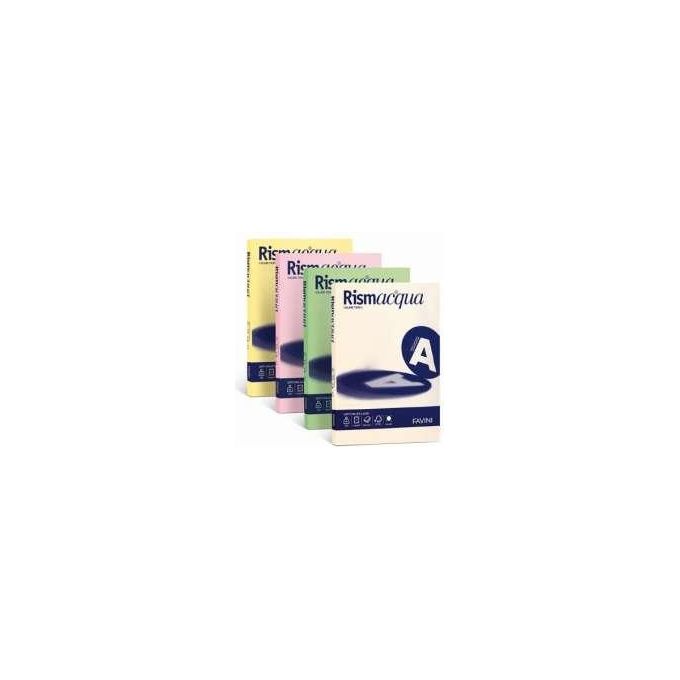Favini A672113 Rismacqua Carta per Stampanti A3 200g-m² 125 fogli colore Giallo Chiaro