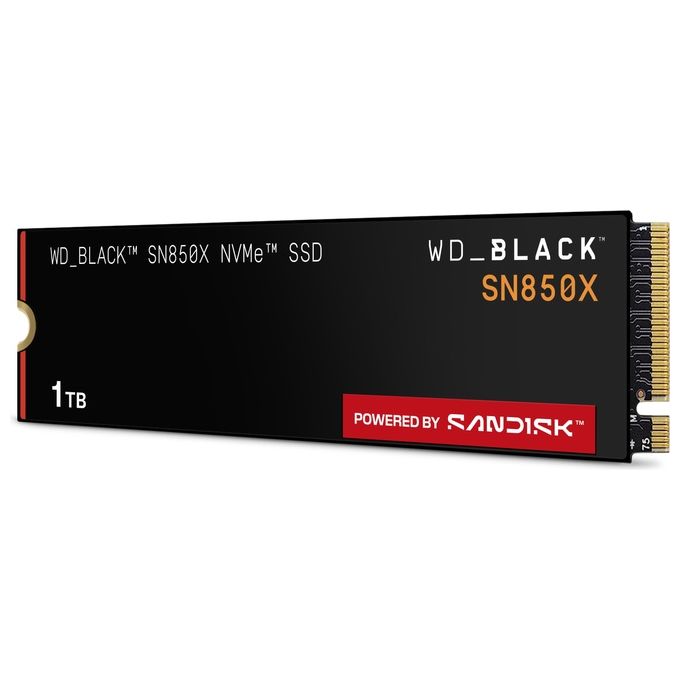 Western Digital WDS100T2X0E WD_BLACK SN850X SSD Interno M.2 2280 NVMe PCIe 4.0 x4 1TB 7300 MB-s