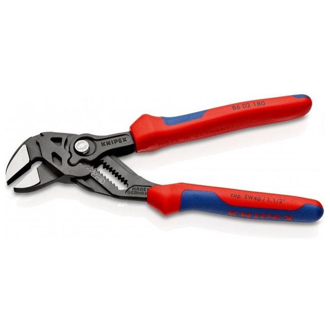 Knipex Pinze e Chiave Inglese in un Unico Utensile 180mm Nero