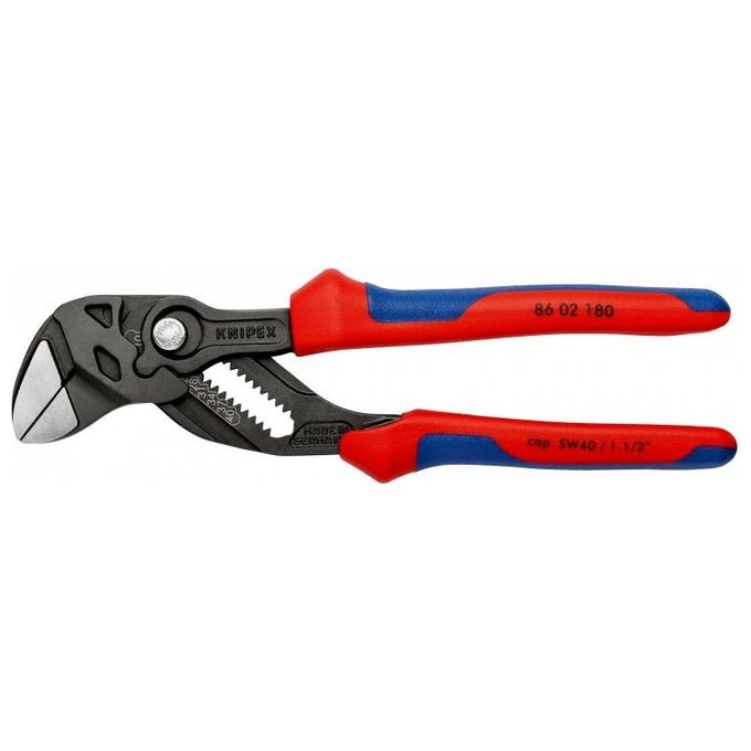 Knipex Pinze e Chiave Inglese in un Unico Utensile 180mm Nero