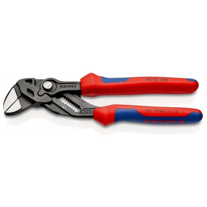 Knipex Pinze e Chiave Inglese in un Unico Utensile 180mm Nero