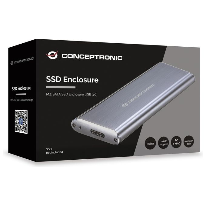 Conceptronic Box Hard Disk M.2 Sata Ssd Usb 3.0