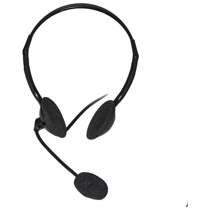 Link cuffia con microfono orientabile, connettore 1 x 3,5 mm e controllo volume