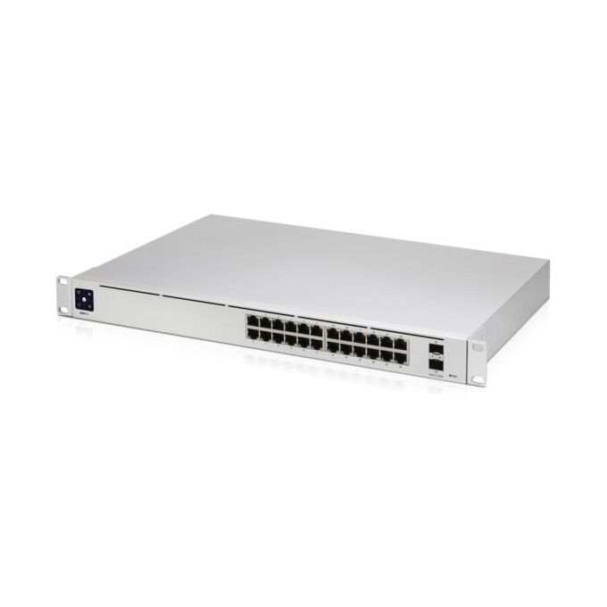 Ubiquiti USW-PRO-24-POE UniFi Switch Pro 24 PoE Gestito L2-L3 24 porte Gigabit 16 PoE+ 8 PoE++ 2 SFP+ 10G 400W colore Argento