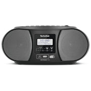 TechniSat 0000-3952 Digitradio 1990 Radio Portatile con Sintonizzatore DAB+ FM e Bluetooth LCD 3 W colore Nero Grigio