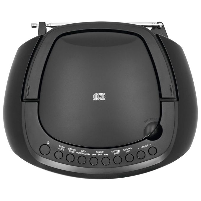 TechniSat 0000-3952 Digitradio 1990 Radio Portatile con Sintonizzatore DAB+ FM e Bluetooth LCD 3 W colore Nero Grigio