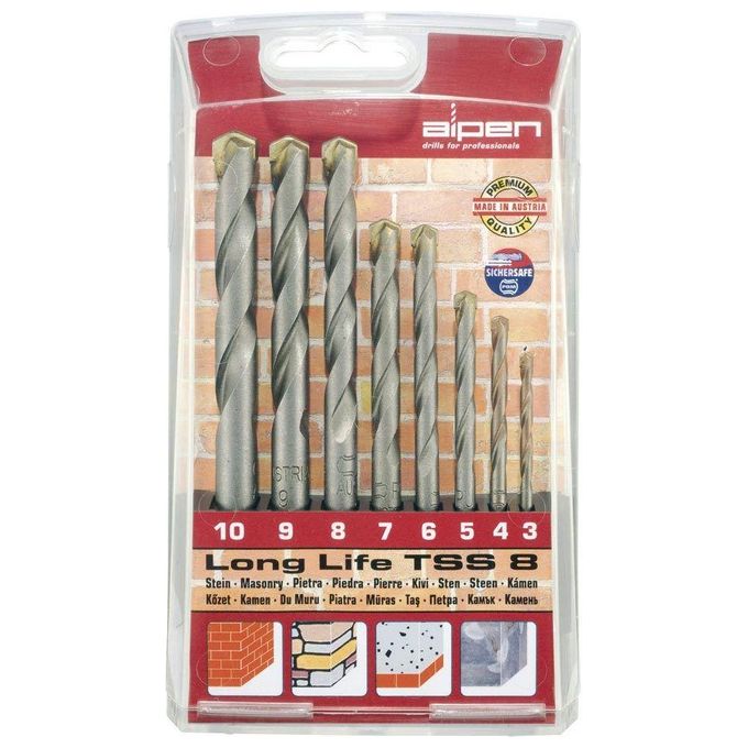 Alpen Serie Punte Longlife Serie Pezzi 8 Mm 3-10