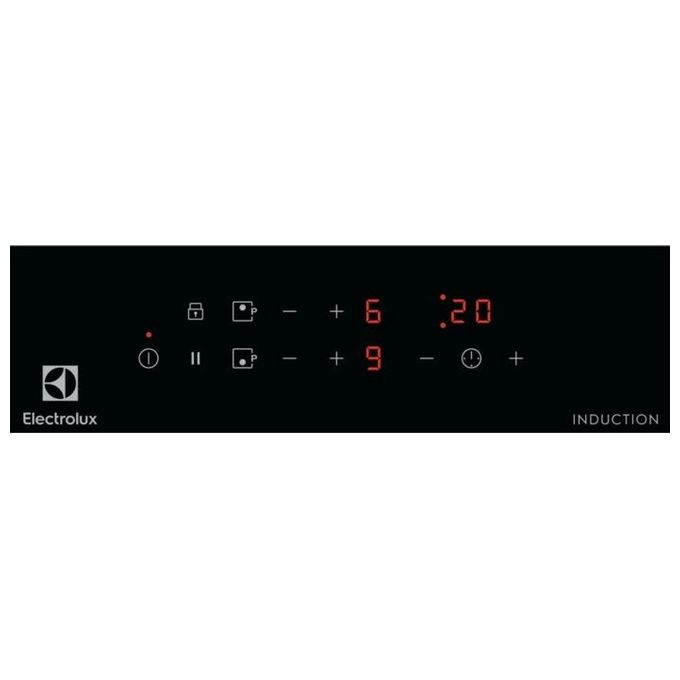 Electrolux LIT30231C Piano cottura a induzione 30 cm 2 zone cottura touch funzione boost timer colore Nero