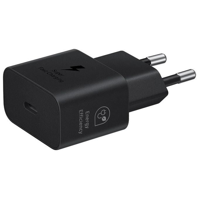 Samsung Type C Caricatore Smartphone Nero Usb Ricarica Rapida