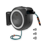 Gardena Avvolgitubo a Parete Bateria Powerroll Xl 18v Bianco 35mt