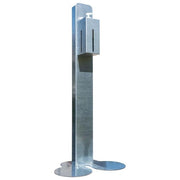 ITB Colonna Regolabile con Dispenser per Gel Igienizzante in Acciaio