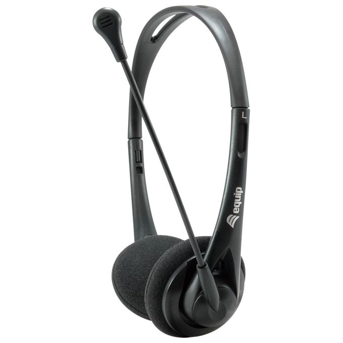 Conceptronic Chat Headset Cuffia Padiglione Auricolare 35mm Jack Nero