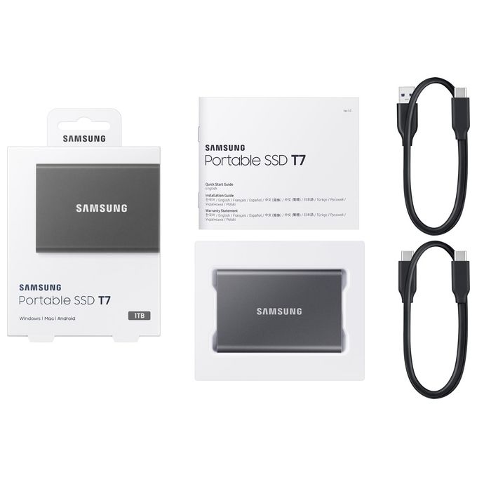 Samsung MU-PC1T0T Ssd Esterno Portatile 1000Gb Grigio