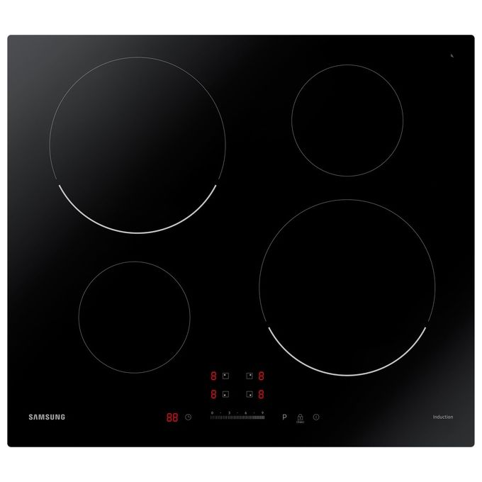 Samsung NZ64T3707AK Piano Cottura a Induzione Area Flex Zone Slide Touch Control Display LED 60 cm Nero