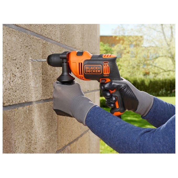 Black+Decker BEH710-QS Trapano a Percussione 710W