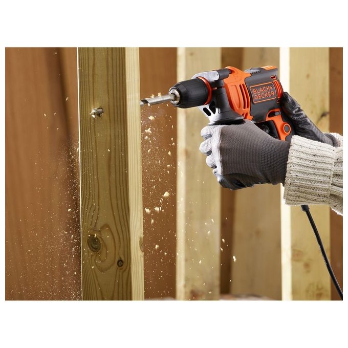 Black+Decker BEH710-QS Trapano a Percussione 710W
