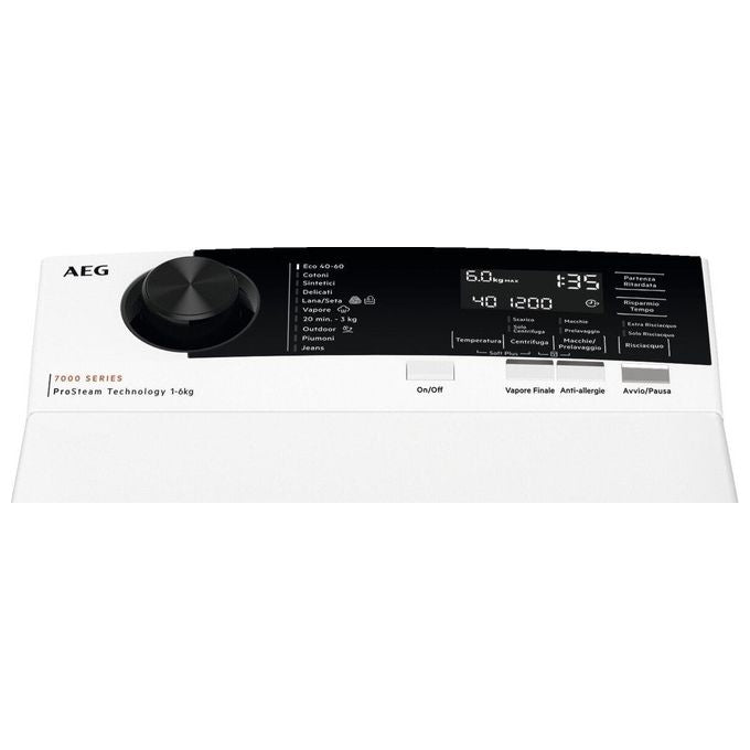 Aeg serie 7000 ProSteam Lavatrice a carica dall'alto 6 Kg 1251 Giri Classe A