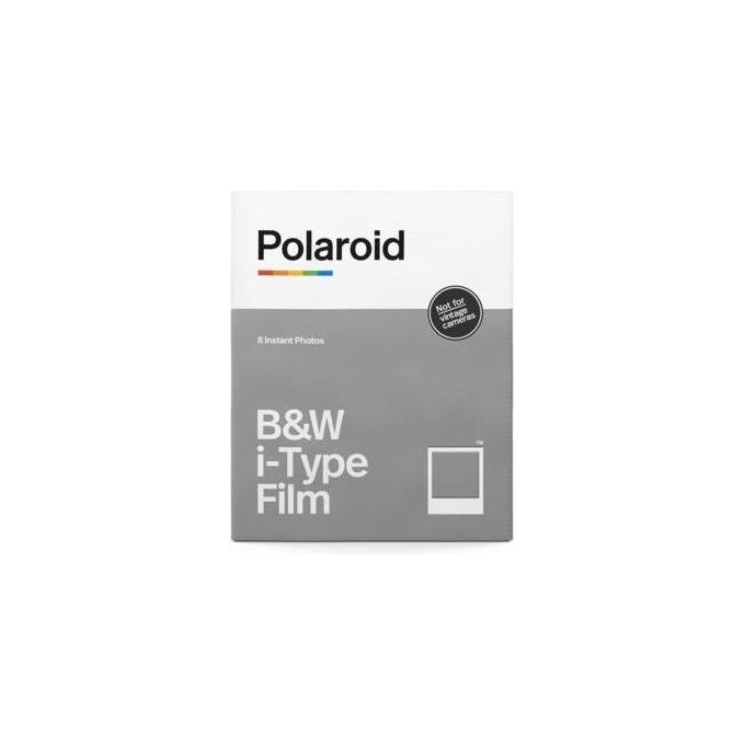 Polaroid 6001 Originals i-Type Pellicola Istantanea Bianco e Nero 8 Scatti ISO 640 79x79 mm colore Bianco