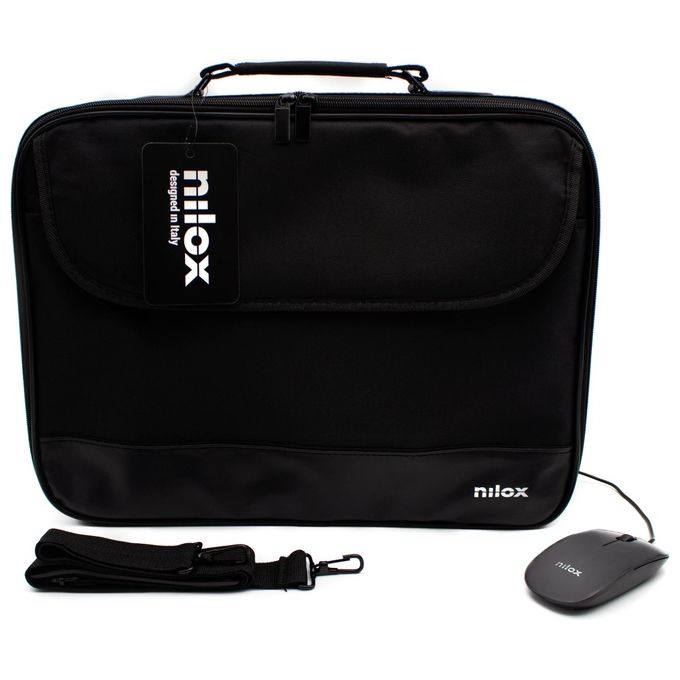 Nilox NXMOS5156BK Notebag 156'' Pro con Mouse Usb