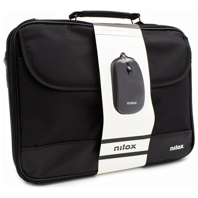 Nilox NXMOS5156BK Notebag 156'' Pro con Mouse Usb