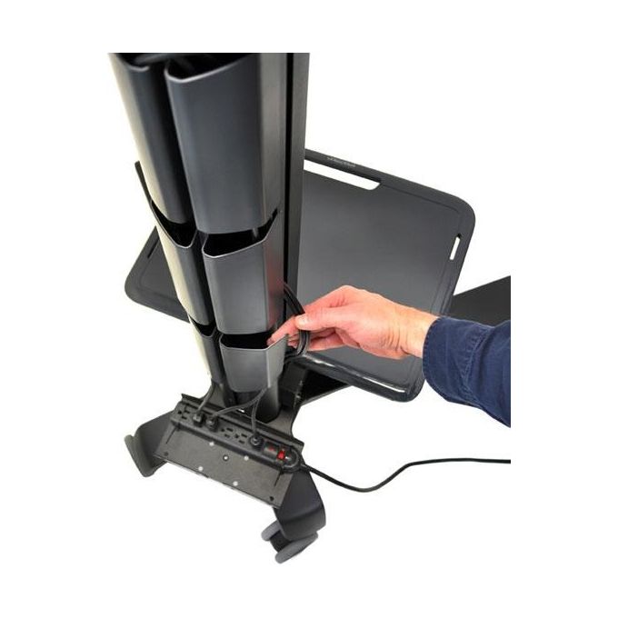 Ergotron Neoflex Mobile Mediacenter Vhd Portrait-landscape Nero
