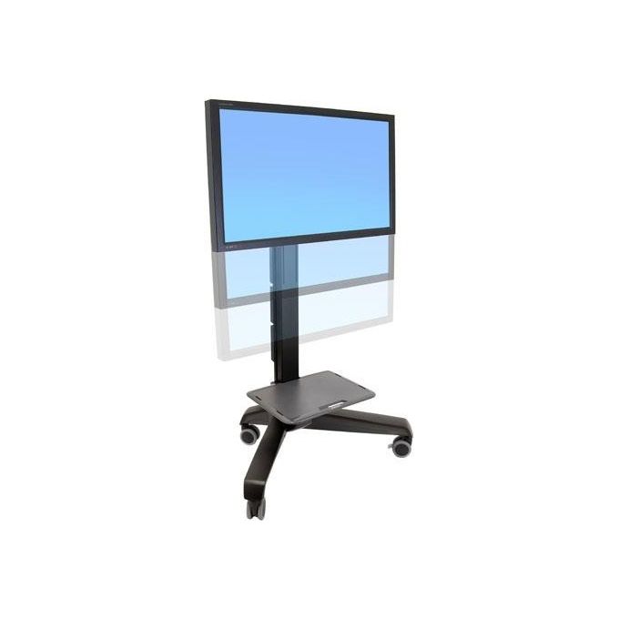 Ergotron Neo-Flex Mobile MediaCenter UHD Carrello per Display LCD Nero Dimensione Schermo 50''-80