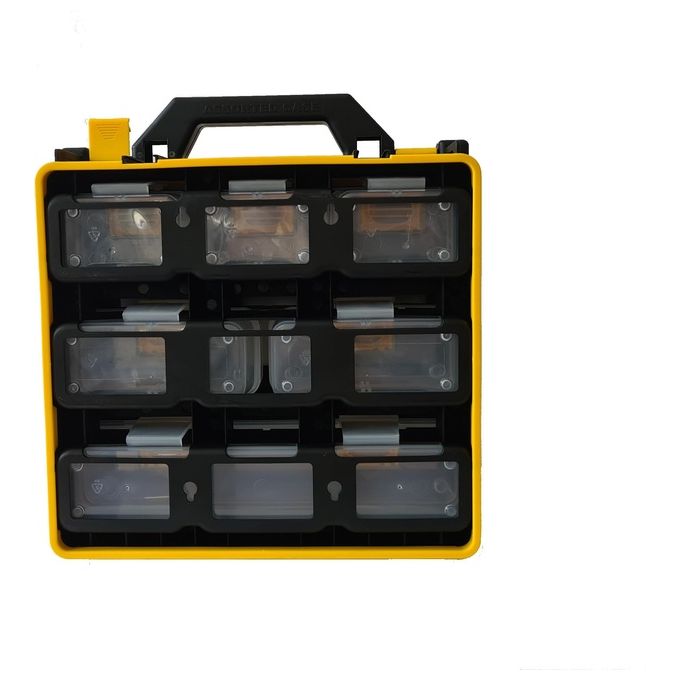 Link Valigetta 12 Compartimenti Estraibili per Attrezzi Minutera 30x28x15cm
