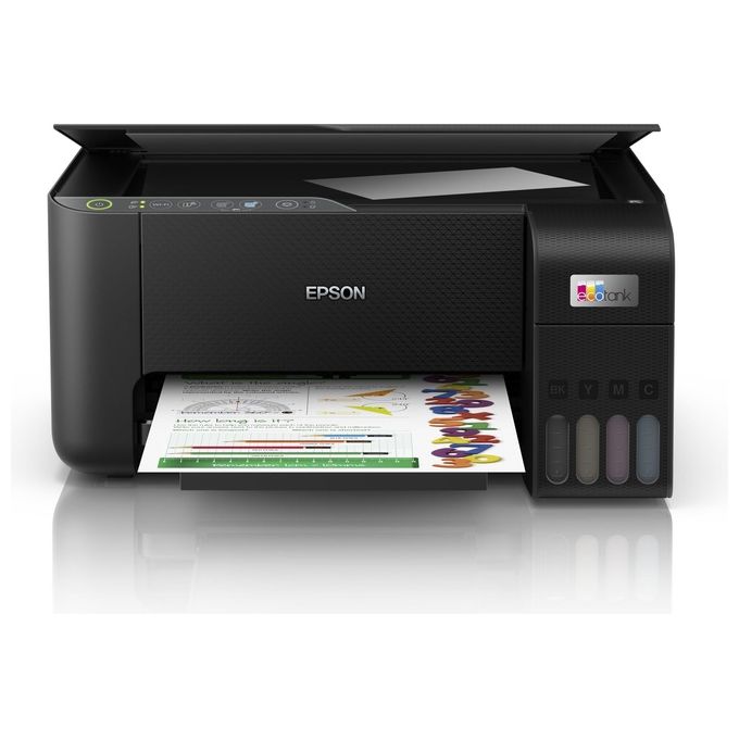 Epson ET-2860 EcoTank Stampante Multifunzione Inkjet A4 3in1 Serbatoi Ricaricabili Wi-Fi USB 5760x1440 DPI 33 ppm colore Nero