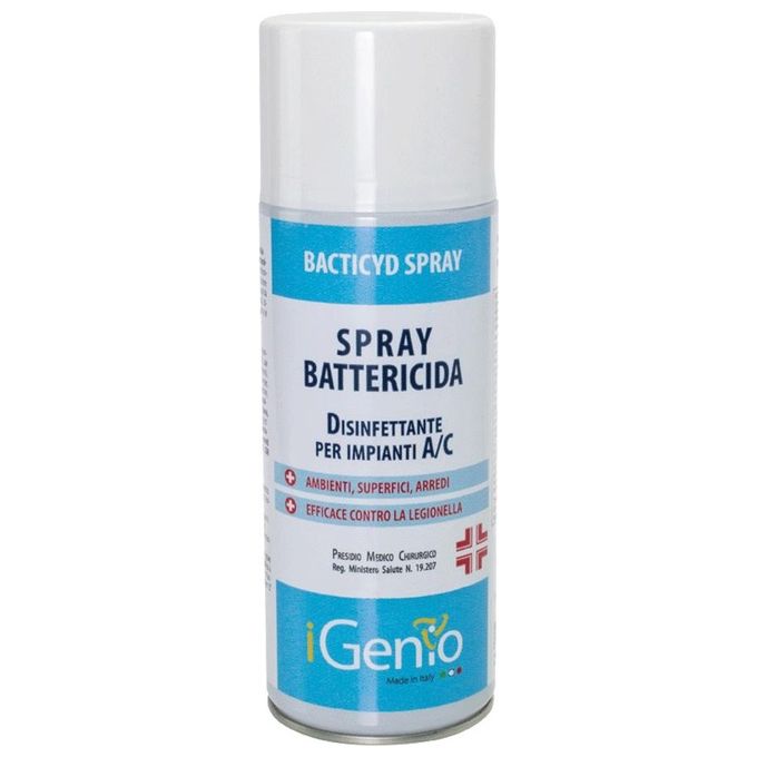 I-Genio 911 Spray Battericida Disinfettante per Impianti A-C Condizionatori Split e Climatizzatori 400ml