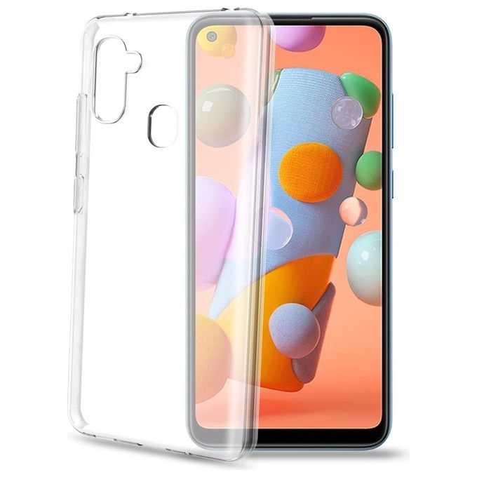 Celly Cover per Samsung Galaxy a11 in Silicone Gelskin TPU Flessibile Antiurto e Antigraffio