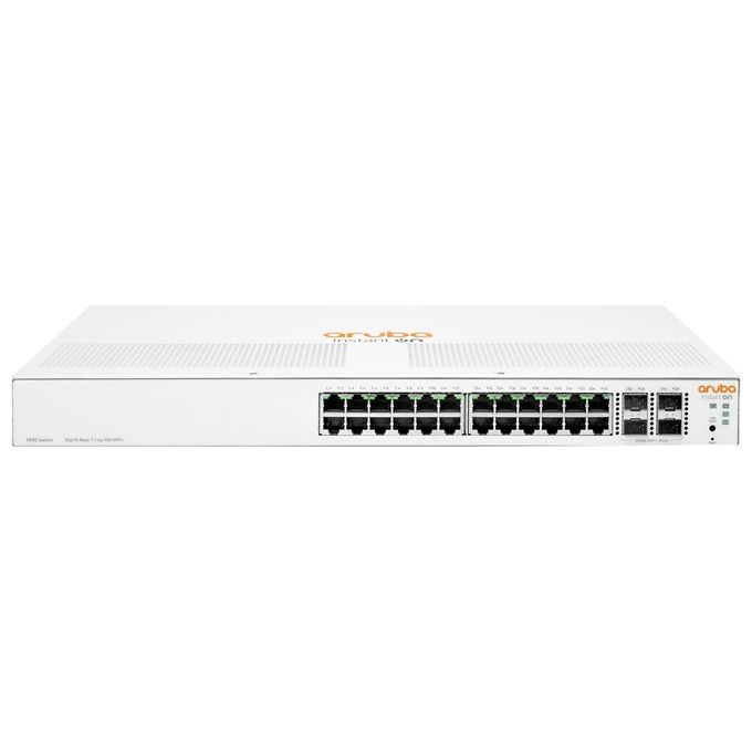 HPE JL683B Aruba Instant On 1930 Switch Gestito L2+ 24 porte Gigabit PoE+ Classe 4 4 slot SFP-SFP+ 195W colore Bianco