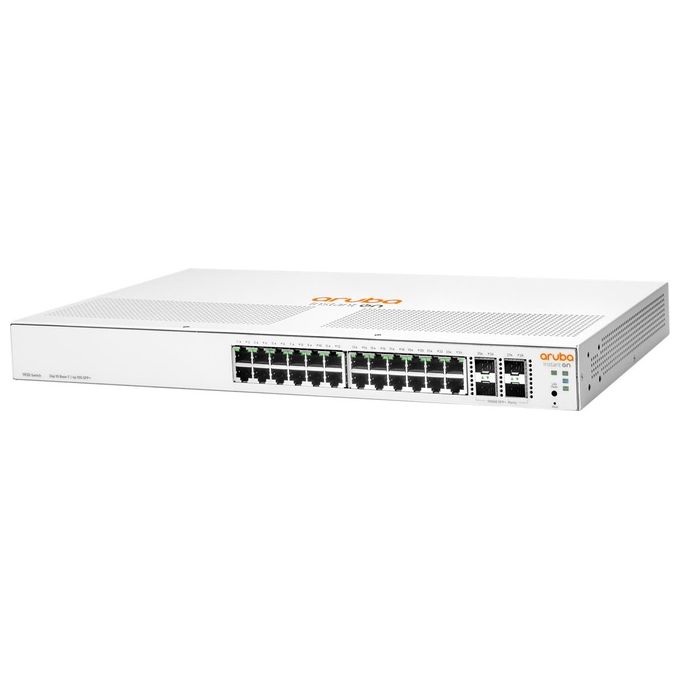 HPE JL683B Aruba Instant On 1930 Switch Gestito L2+ 24 porte Gigabit PoE+ Classe 4 4 slot SFP-SFP+ 195W colore Bianco