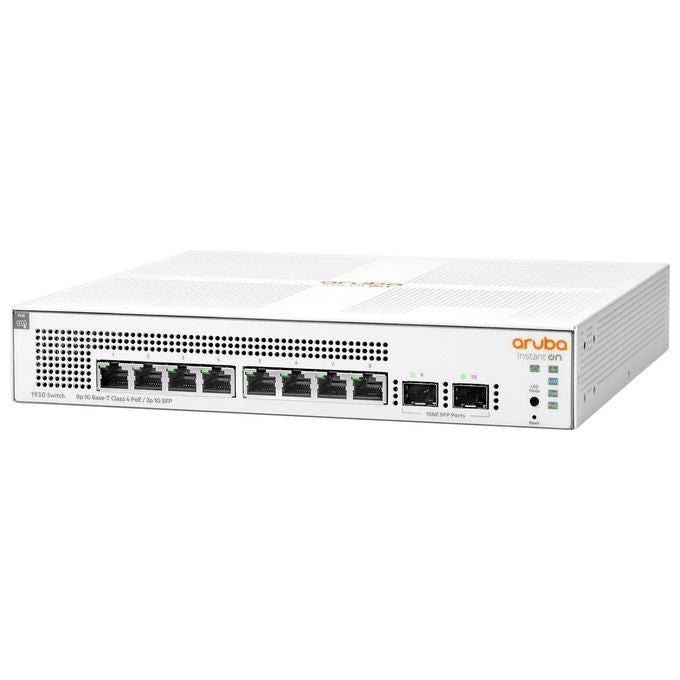 HP Enterprise Aruba Instant On 1930 8G Class4 PoE 2SFP 124W Switch