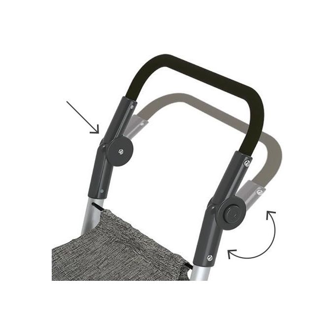 Colombo New Scal CRA006 Troll Carrello Portaspesa 60 L 35 Kg tasca termica pieghevole colore Grigio