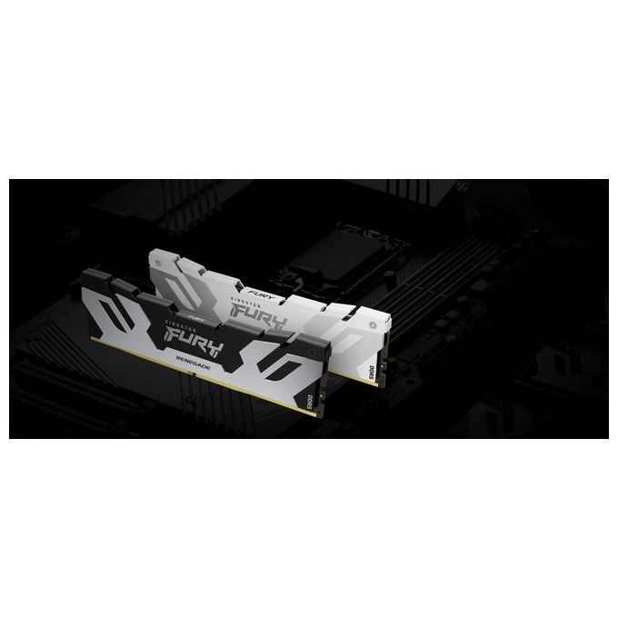 Kingston KF564C32RS-48 FURY Renegade Memoria RAM 48 GB DDR5 6400 MT-s CL32 DIMM XMP 3.0 colore Argento