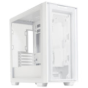 Asus A21 PC Case Mini Tower mATX Mini-ITX Vetro Temperato Radiatori 360 mm GPU 38 cm 5 Slot USB 3.2 colore Bianco