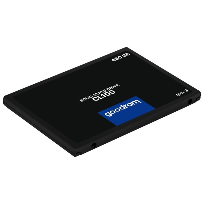 Goodram SSDPR-CL100-480-G3 CL100 Gen 3 SSD Interno 480 GB 2.5'' SATA III 3D TLC NAND 540 MB-s