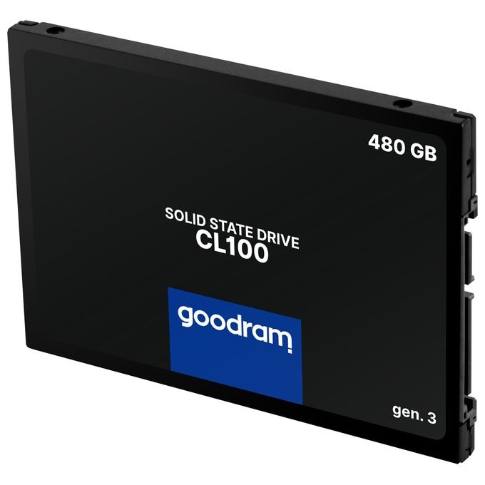 Goodram SSDPR-CL100-480-G3 CL100 Gen 3 SSD Interno 480 GB 2.5'' SATA III 3D TLC NAND 540 MB-s
