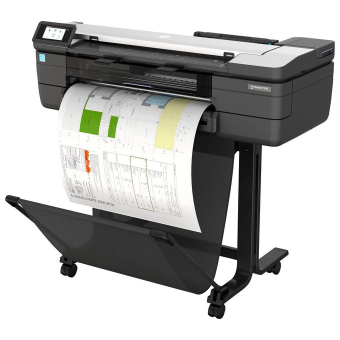HP F9A28D#B1K Designjet Stampante Multifunzione a Getto d'Inchiostro 2400 x 1200 dpi Wi-Fi Ethernet 4 Cartucce colore Nero