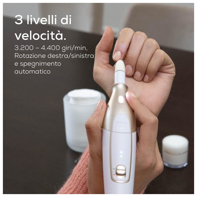 Beurer MP 64 Set Professionale per Manicure e Pedicure Cordless con Batteria Ricaricabile