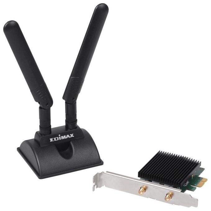 EDiMAX EW-7833AXP Adattatore PCI Express AX3000 Wi-Fi 6 Dual Band Bluetooth 5.0 3000 Mbps 2.4 GHz 5 GHz colore Nero