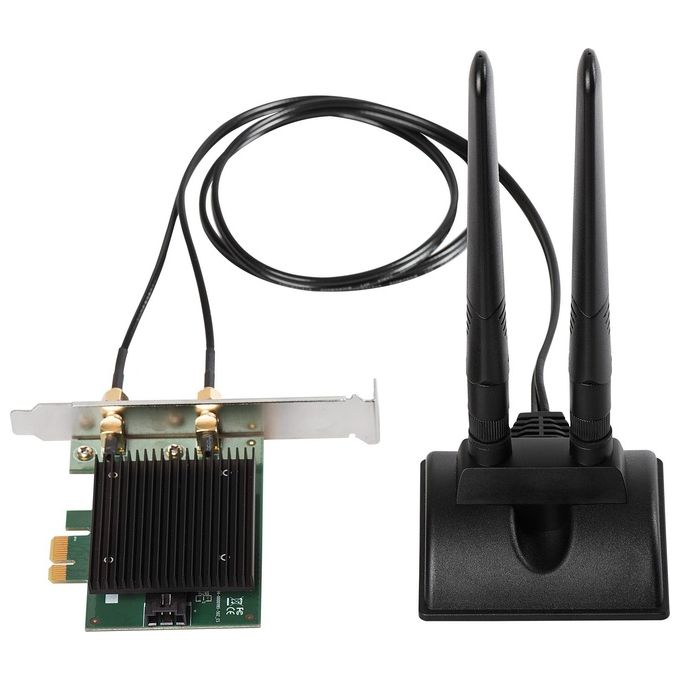 EDiMAX EW-7833AXP Adattatore PCI Express AX3000 Wi-Fi 6 Dual Band Bluetooth 5.0 3000 Mbps 2.4 GHz 5 GHz colore Nero