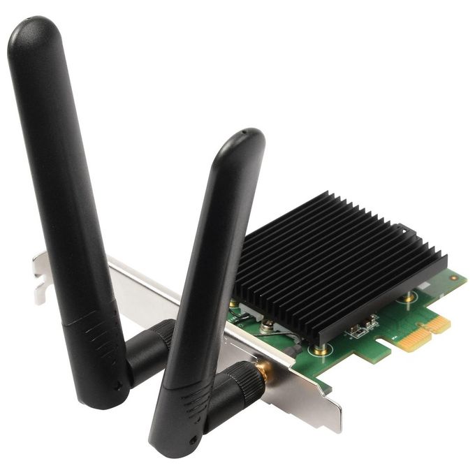 EDiMAX EW-7833AXP Adattatore PCI Express AX3000 Wi-Fi 6 Dual Band Bluetooth 5.0 3000 Mbps 2.4 GHz 5 GHz colore Nero