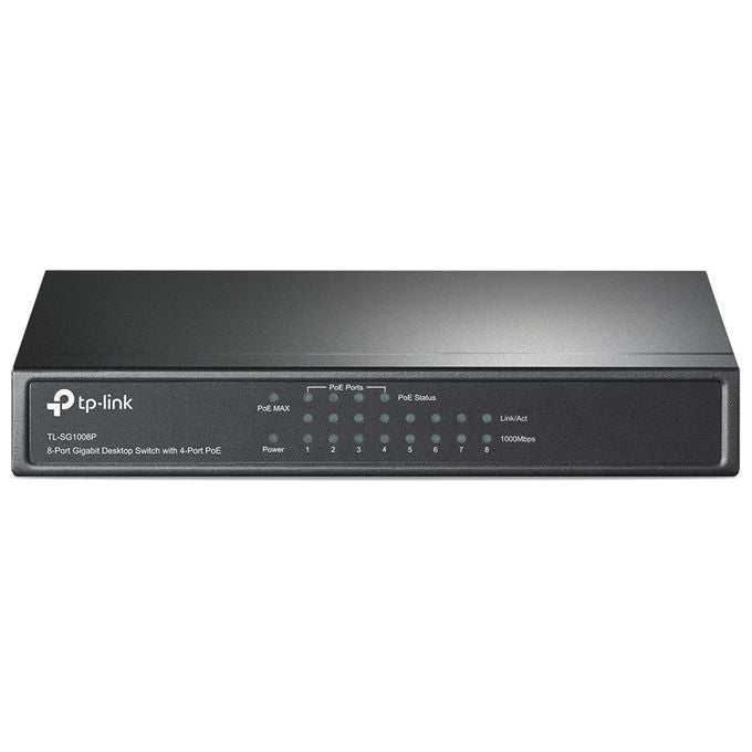 TP-LINK Switch 8 Porte Gigabit 4 Porte Poe