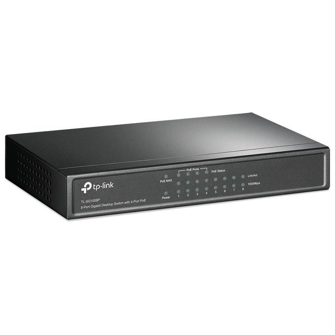 TP-LINK Switch 8 Porte Gigabit 4 Porte Poe