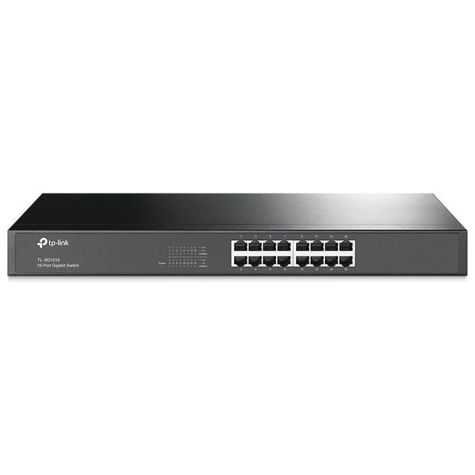 TP-Link Switch 16 porte Gigabit Unmanaged Rack-mountable 1U per rete Ethernet
