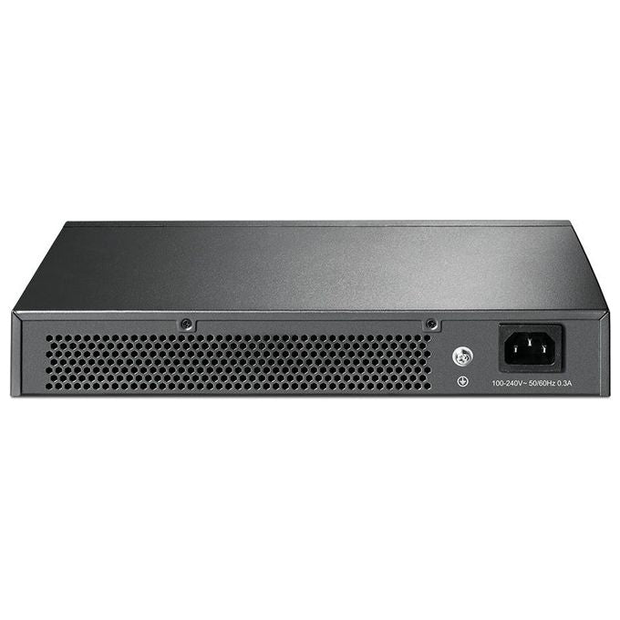 TP-Link TL-SG1016DE Switch Desktop Easy Smart, 16 Porte RJ45 Gigabit 10-100-1000 Mbps, Plug and Play, Struttura in Acciaio