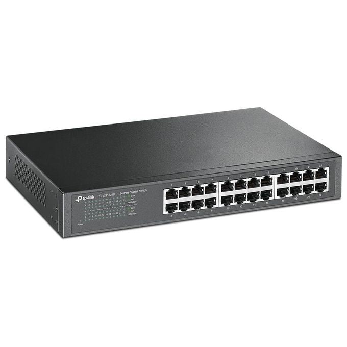 TP-LINK switch 24 porte lan gigabit desktop-rackmount 13'' 1u