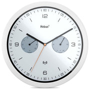 Mebus Orologio a Muro Radiocontrollato Bianco