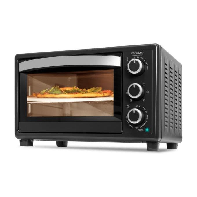 Cecotec 03818 BakeandToast 2600 Forno elettrico 26 L 1500 W convezione 6 programmi con pala per pizza colore Nero